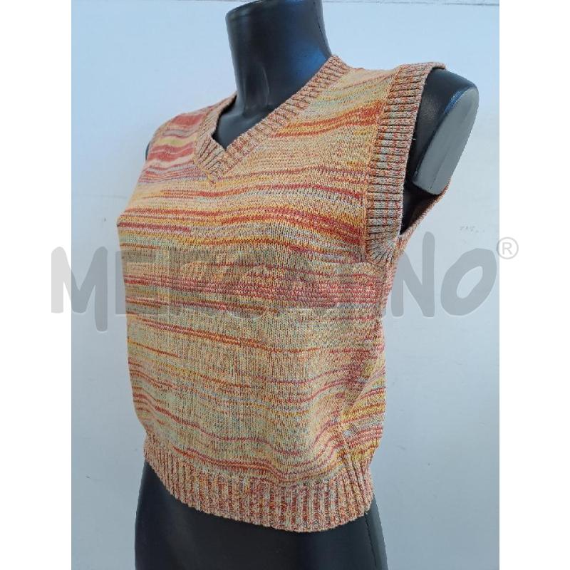 GILET DONNA LEVI'S FILO GIALLO ROSSO SCOLLO V  | Mercatino dell'Usato Catanzaro 2