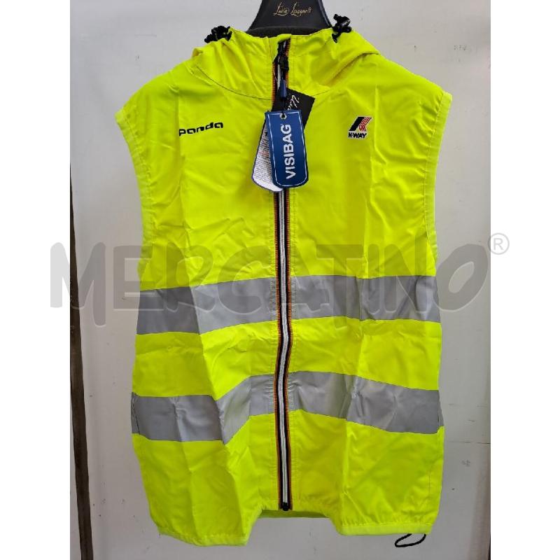GILET UOMO DONNA K-WAY GIALLO  | Mercatino dell'Usato Catanzaro 1