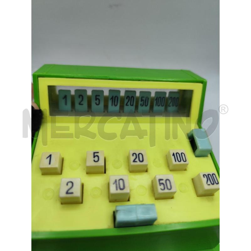 GIOCATTOLO VINTAGE REGISTARTORE DI CASSA VERDE GIALLO DOMA | Mercatino dell'Usato Catanzaro 3