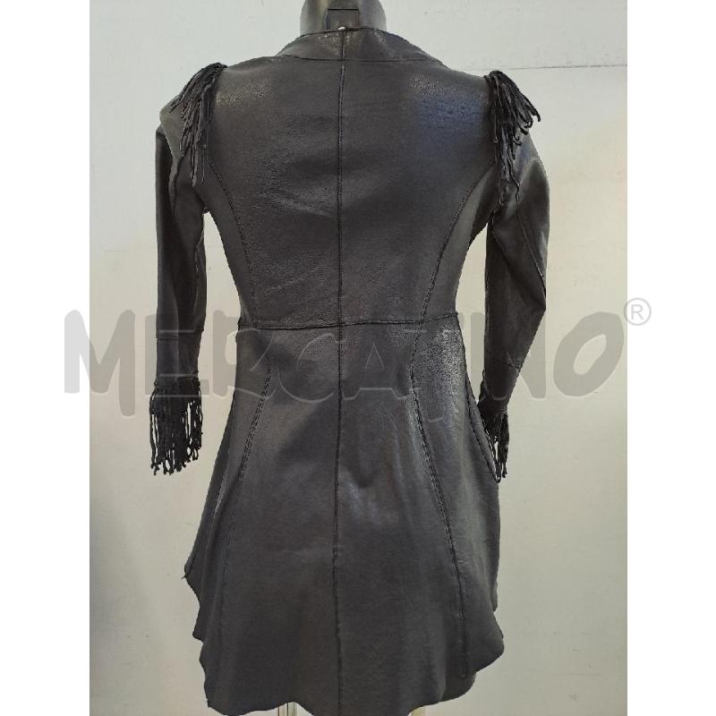 GIUBBINO DONNA PELLE IMPERIAL LONGUETTE FRANGE MANICHE  | Mercatino dell'Usato Catanzaro 3