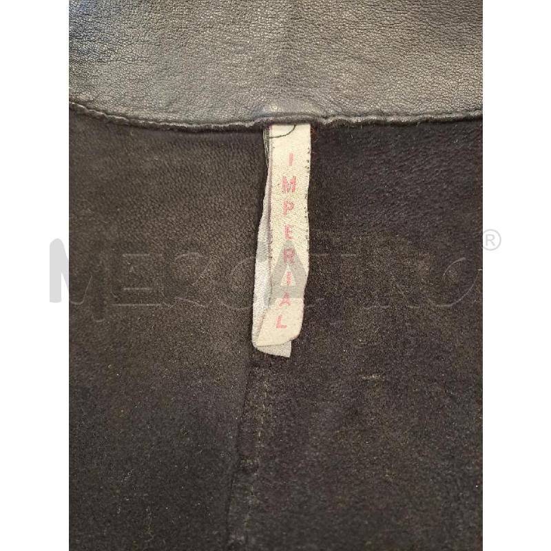 GIUBBINO DONNA PELLE IMPERIAL LONGUETTE FRANGE MANICHE  | Mercatino dell'Usato Catanzaro 4