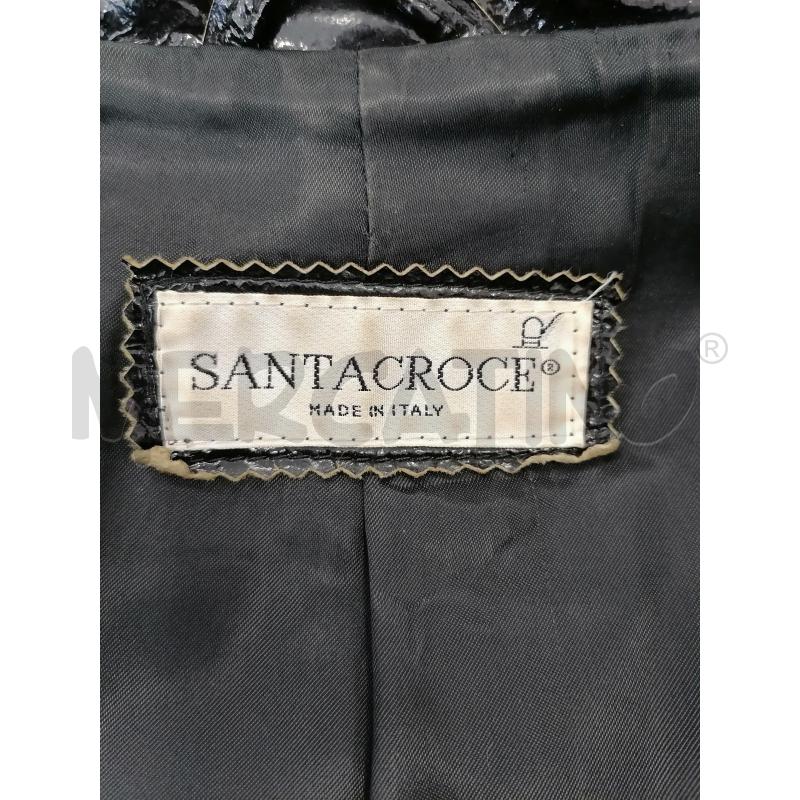 GIUBBINO DONNA SANTACROCE PELLE VERNICE  | Mercatino dell'Usato Catanzaro 4