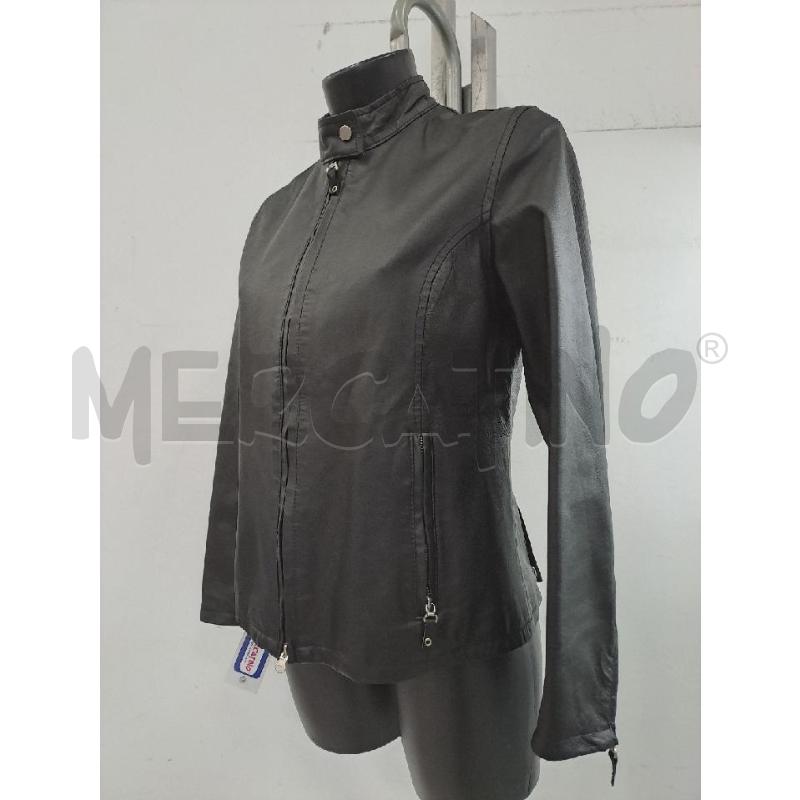 GIUBBINO DONNA VERA PELLE  NERO | Mercatino dell'Usato Catanzaro 2