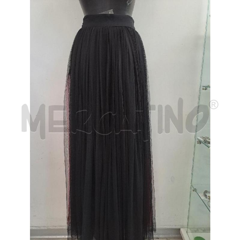 GONNA FAUSTO PUGLISI LUNGA TULLE NERO FUCSIA  | Mercatino dell'Usato Catanzaro 3