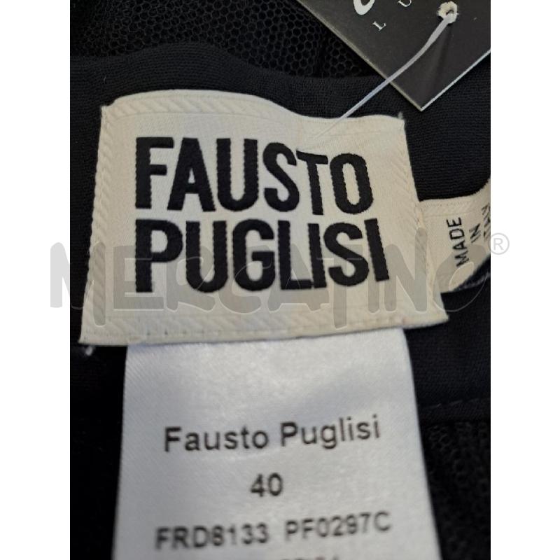 GONNA FAUSTO PUGLISI LUNGA TULLE NERO FUCSIA  | Mercatino dell'Usato Catanzaro 4