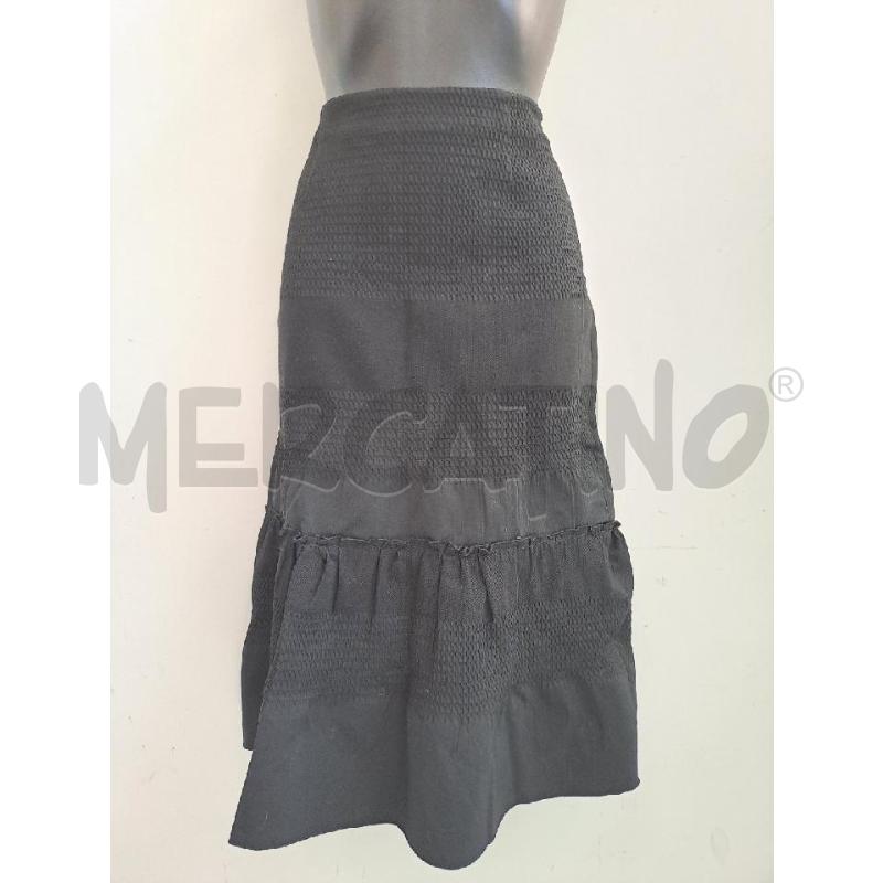 GONNA MARELLA NERO LUNGA  | Mercatino dell'Usato Catanzaro 1
