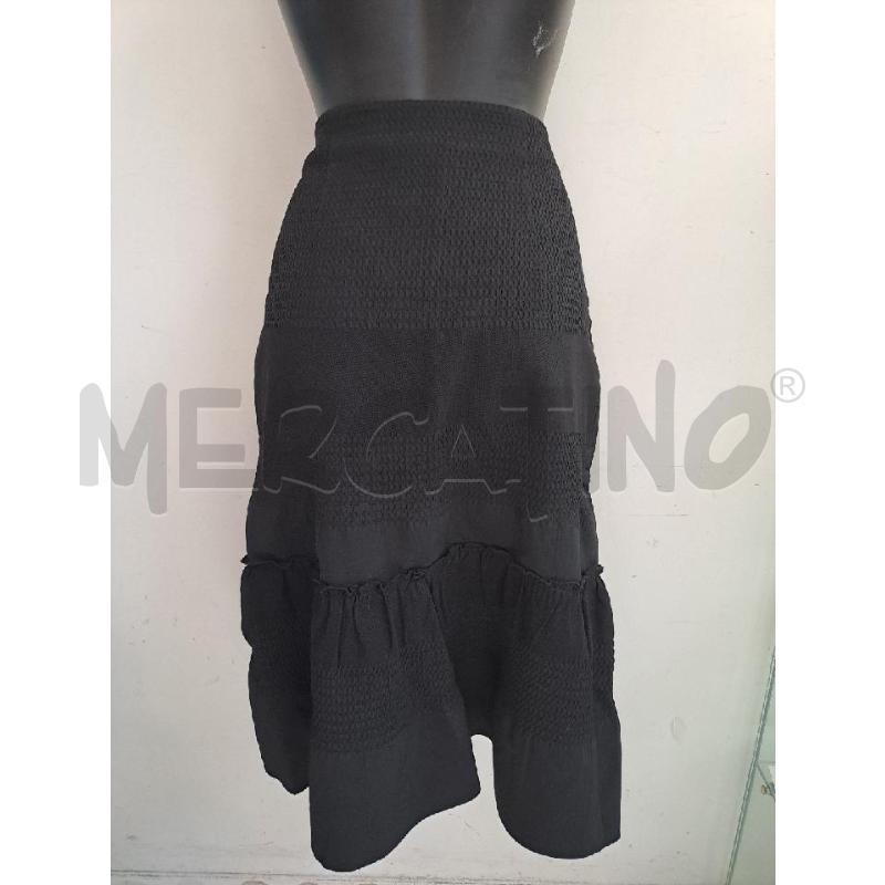 GONNA MARELLA NERO LUNGA  | Mercatino dell'Usato Catanzaro 3