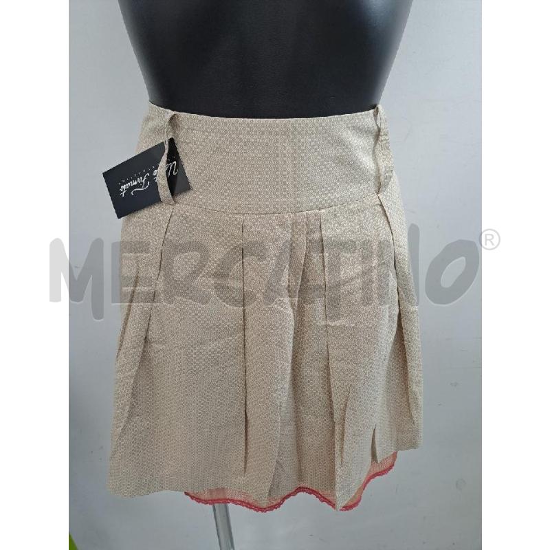 GONNA PATRIZIA PEPE BEIGE RETATA ARANCIO PIZZO ROSA  | Mercatino dell'Usato Catanzaro 2