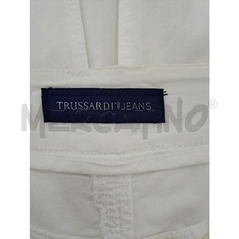 GONNA TRUSSARDI JEANS BIANCO  | Mercatino dell'Usato Catanzaro 5
