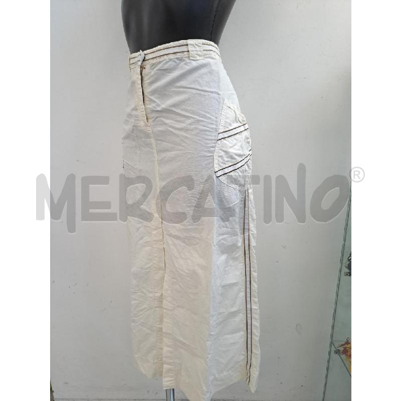 GONNA TRUSSARDI JEANS PANNA TASCHE BORDO MARRONE | Mercatino dell'Usato Catanzaro 2