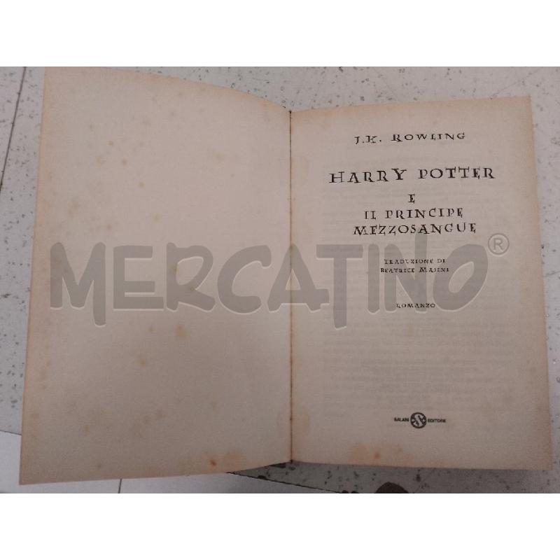 HARRY POTTER E IL PRINCIPE MEZZOSANGUE GENNAIO 2006 | Mercatino dell'Usato Catanzaro 4