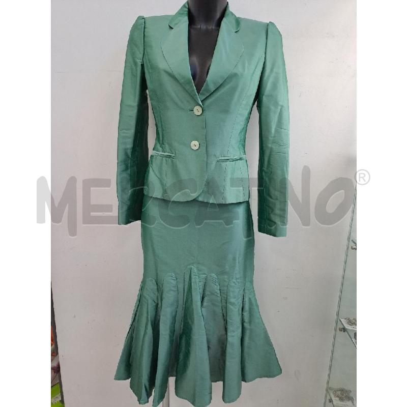 ICOMPLETO DONNA LUISA SPAGNOLI VERDE SETA | Mercatino dell'Usato Catanzaro 1