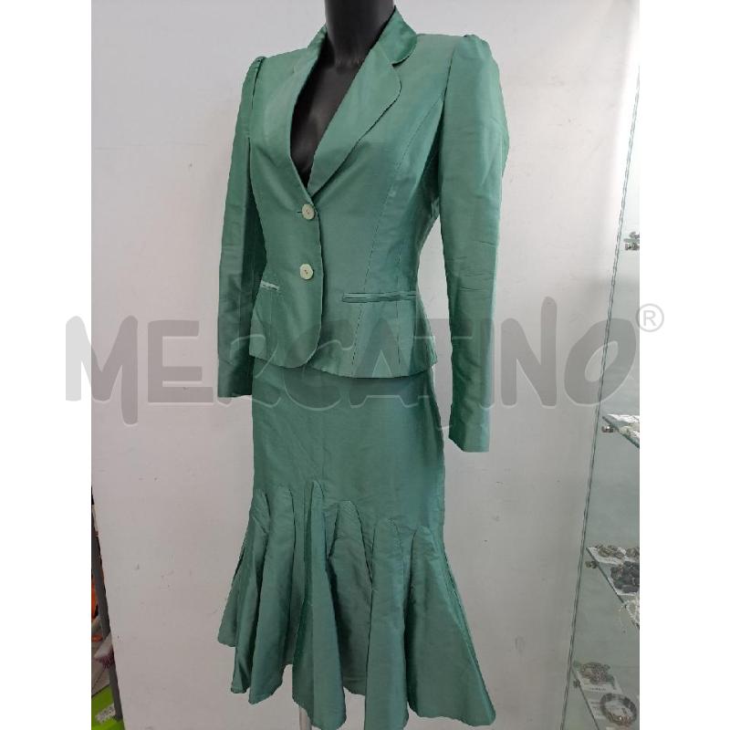 ICOMPLETO DONNA LUISA SPAGNOLI VERDE SETA | Mercatino dell'Usato Catanzaro 2