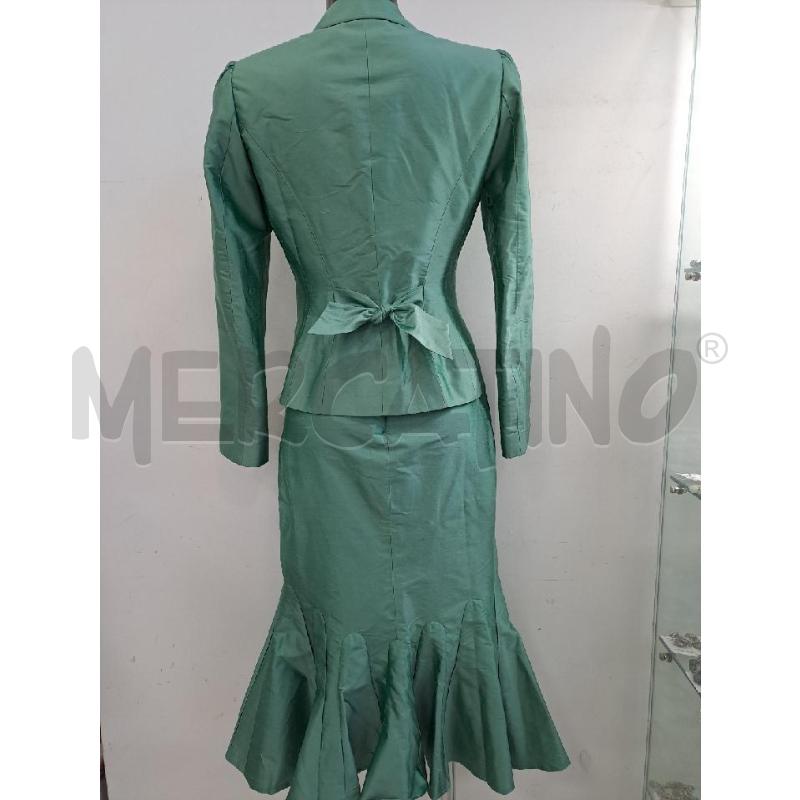 ICOMPLETO DONNA LUISA SPAGNOLI VERDE SETA | Mercatino dell'Usato Catanzaro 3
