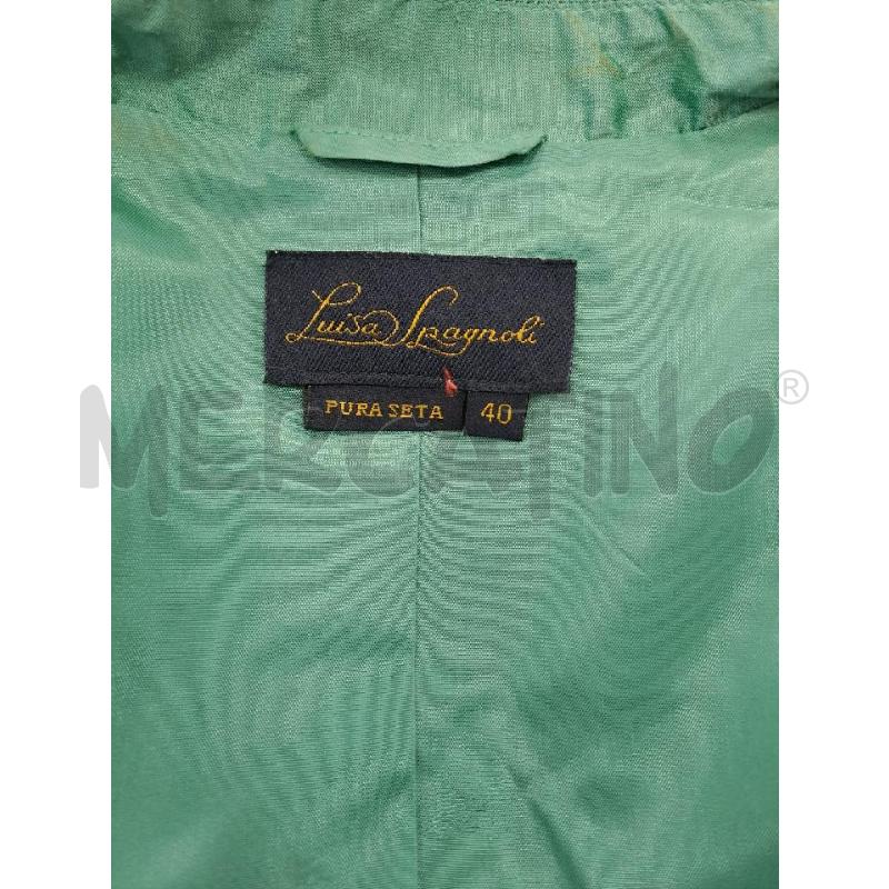ICOMPLETO DONNA LUISA SPAGNOLI VERDE SETA | Mercatino dell'Usato Catanzaro 4