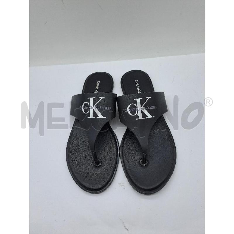 INFRADITO DONNA CALVIN KLEIN NERO SCRITTA BIANCA  | Mercatino dell'Usato Catanzaro 2