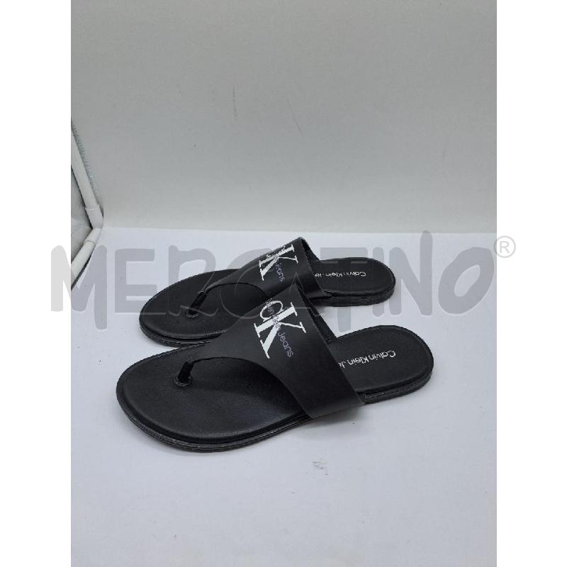 INFRADITO DONNA CALVIN KLEIN NERO SCRITTA BIANCA  | Mercatino dell'Usato Catanzaro 3