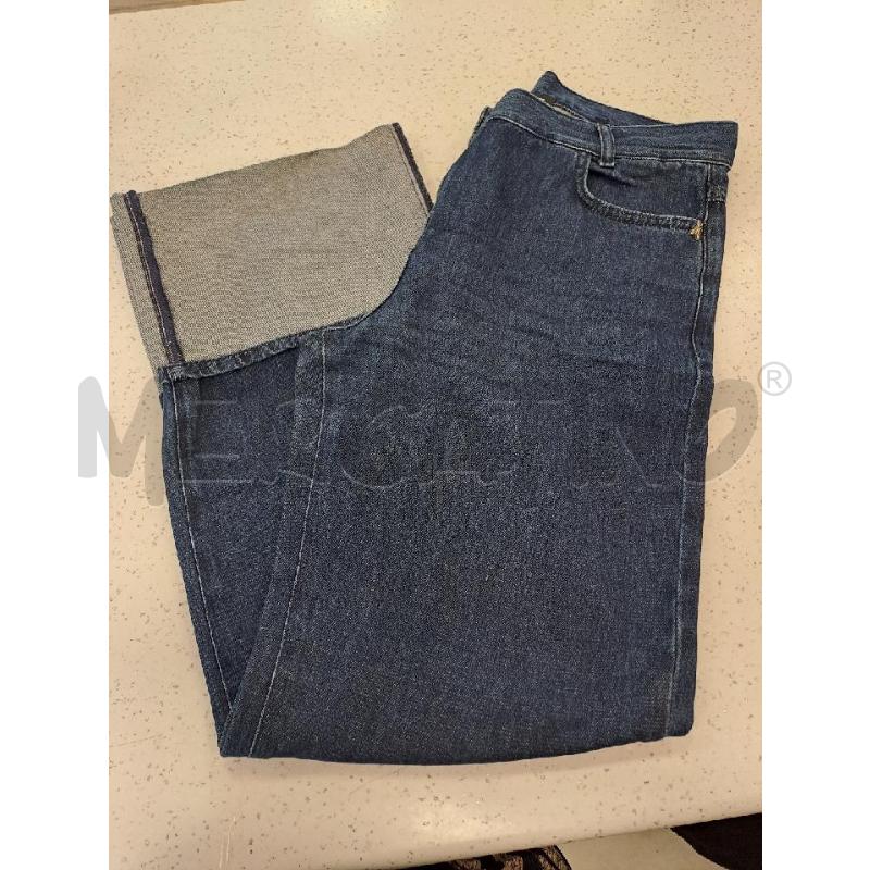 JEANS DONNA PATRIZIA PEPE LAV BLU RISVOLTO LARGO  | Mercatino dell'Usato Catanzaro 3