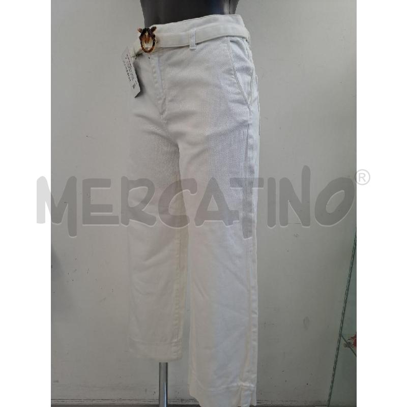 JEANS DONNA PINKO BIANCO + CINTURINO | Mercatino dell'Usato Catanzaro 2