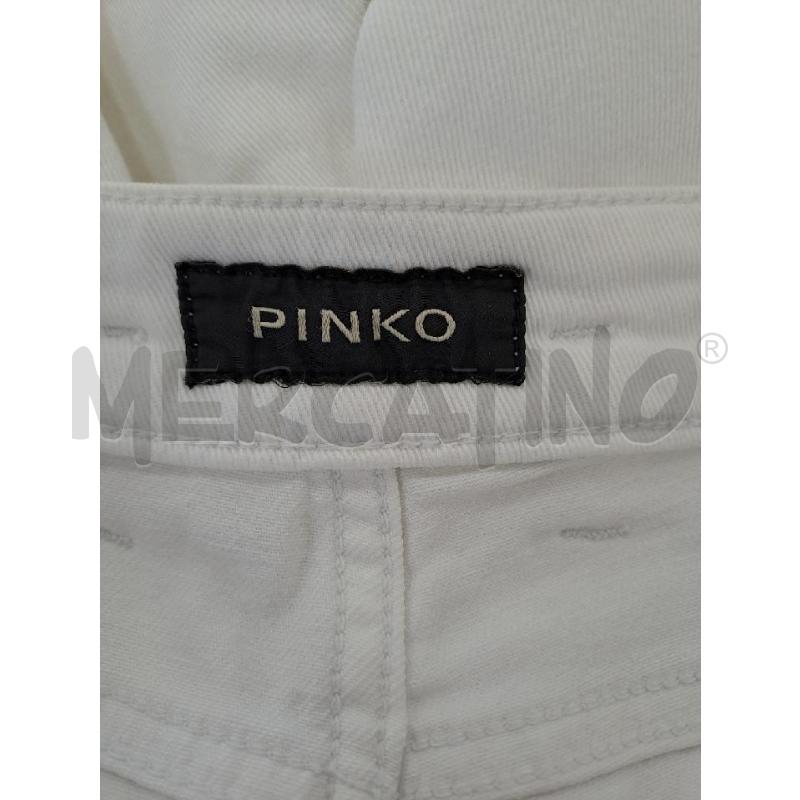 JEANS DONNA PINKO BIANCO + CINTURINO | Mercatino dell'Usato Catanzaro 4
