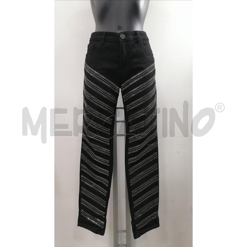 JEANS DONNA PINKO NERO BORCHIE  | Mercatino dell'Usato Catanzaro 1