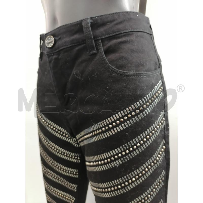 JEANS DONNA PINKO NERO BORCHIE  | Mercatino dell'Usato Catanzaro 2