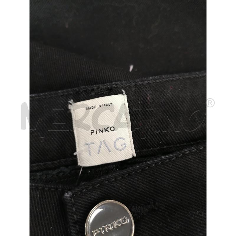 JEANS DONNA PINKO NERO BORCHIE  | Mercatino dell'Usato Catanzaro 4
