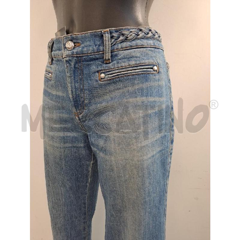 JEANS DONNA ROBERTO CAVALLI ZAMPA CINTURINO INTRECCIATO | Mercatino dell'Usato Catanzaro 3