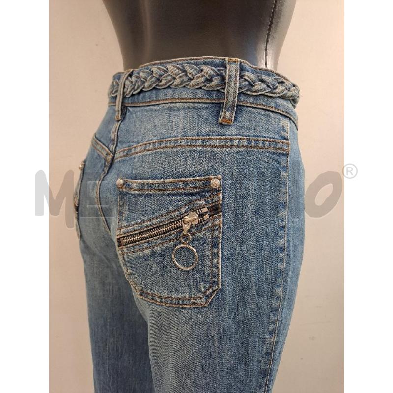 JEANS DONNA ROBERTO CAVALLI ZAMPA CINTURINO INTRECCIATO | Mercatino dell'Usato Catanzaro 4