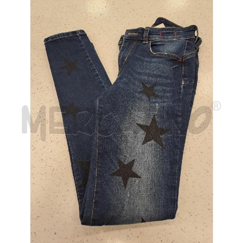 JEANS DONNA TWINSET LAVAGGIO SCURO STELLINE NERO  | Mercatino dell'Usato Catanzaro 3