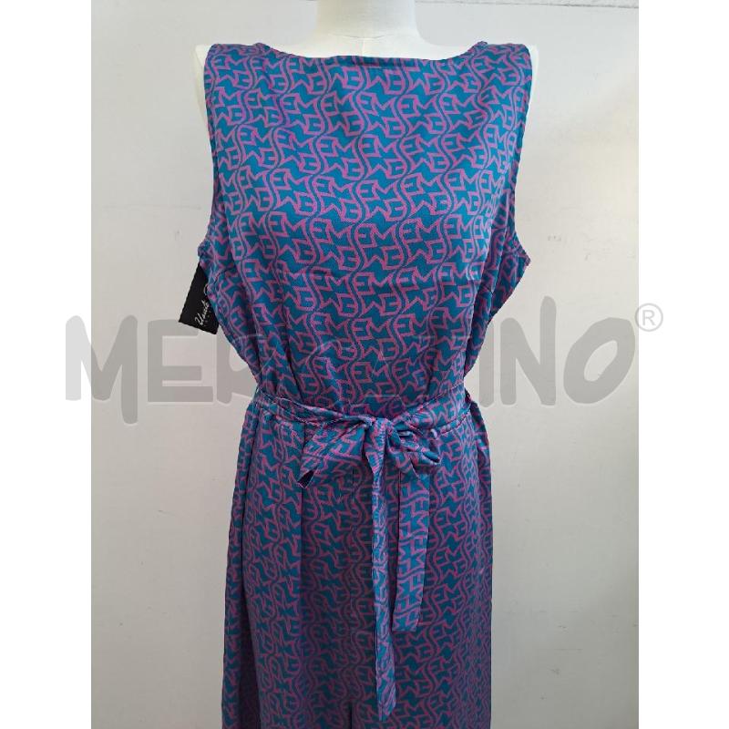 JUMPSUIT EMME MARELLA PETROLIO LOGO FUCSIA | Mercatino dell'Usato Catanzaro 2