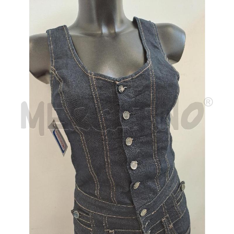 JUMPSUIT LUI JO JEANS LAV SCURO SMANICATO | Mercatino dell'Usato Catanzaro 2