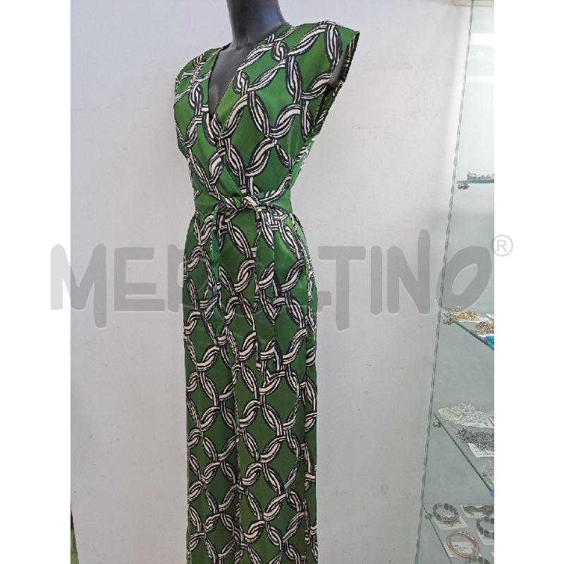 JUMPSUIT MNG VERDE STAMPA INTRECCIO NODI | Mercatino dell'Usato Catanzaro 2