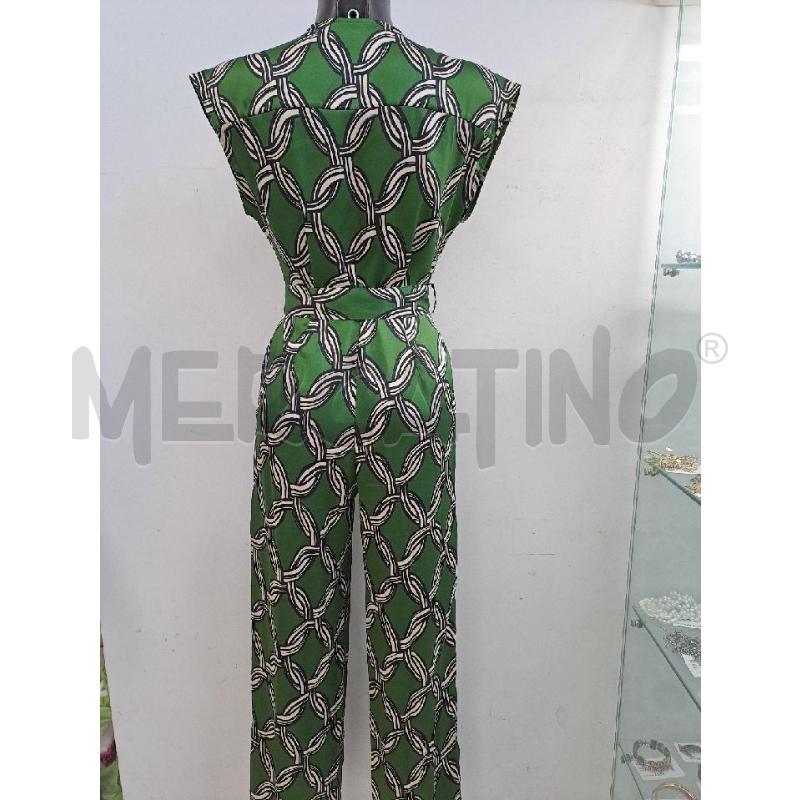 JUMPSUIT MNG VERDE STAMPA INTRECCIO NODI | Mercatino dell'Usato Catanzaro 3