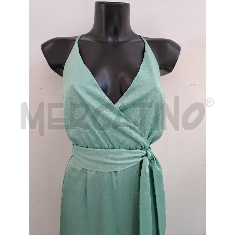 JUMPSUIT RELISH VERDE ACQUA SPALLINE SOTTILI | Mercatino dell'Usato Catanzaro 2