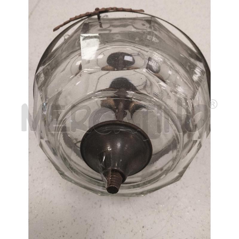 LAMPADARIO A SOSPENSIONE VINTAGE RAME OTTONE FASCIA 2 LUCI | Mercatino dell'Usato Catanzaro 5