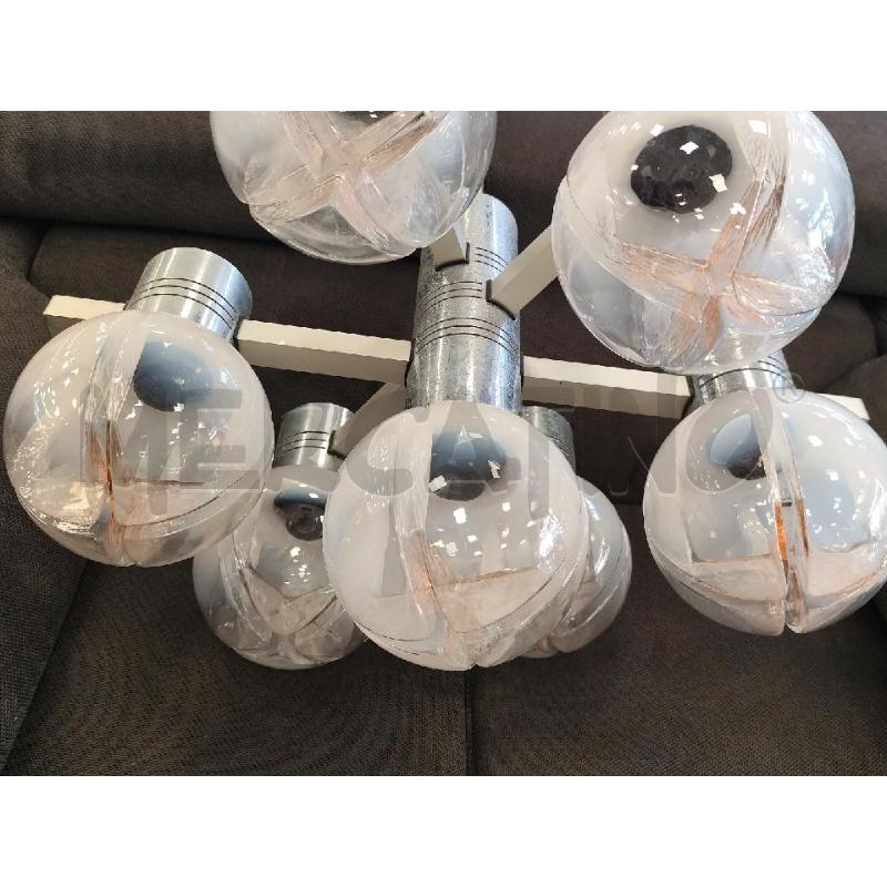 LAMPADARIO MEZZEGA 7 LUCI SPACE AGE DA RESTAURARE | Mercatino dell'Usato Catanzaro 5