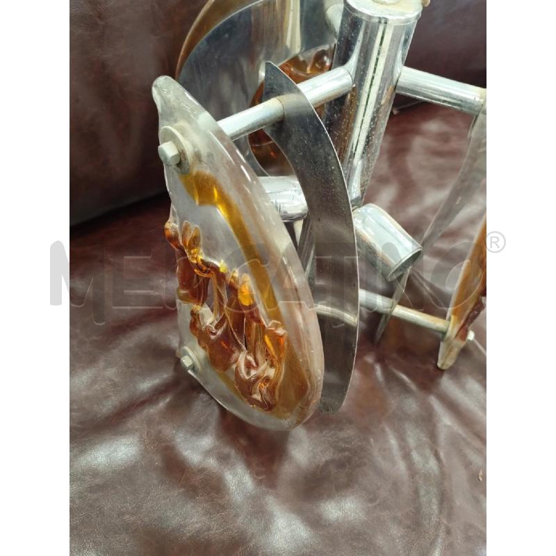 LAMPADARIO MURANO MEZZEGA VETRO MARRONE | Mercatino dell'Usato Catanzaro 4