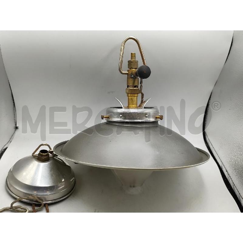 LAMPADARIO VINTAGE A GAS PROVIDUS 111 VETRO PYREX LESIONATO | Mercatino dell'Usato Catanzaro 1