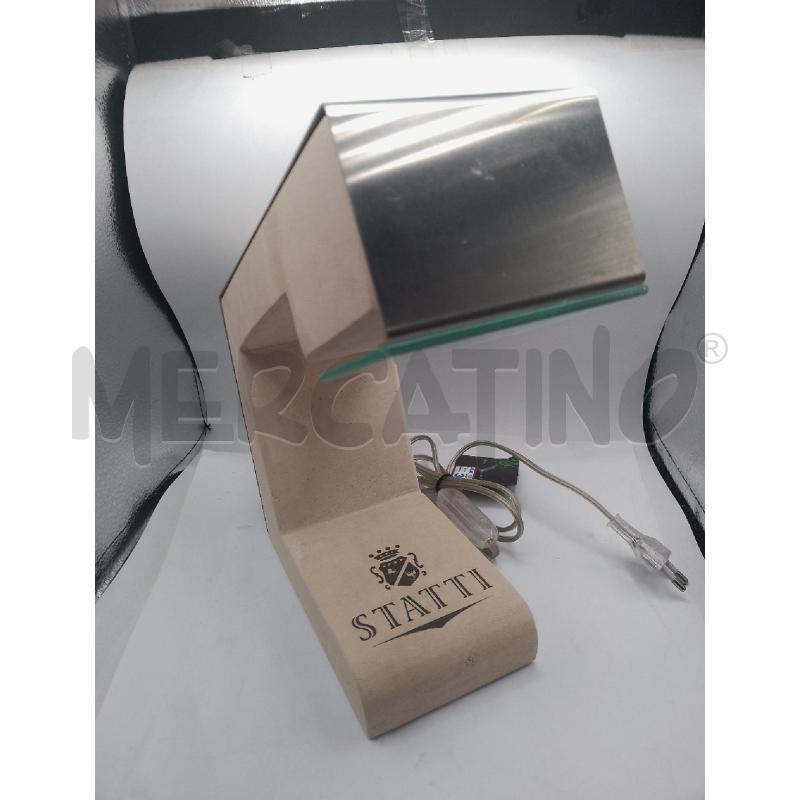 LAMPADA DA TAVOLA IN METALLO STUFO MARCHIATA STATTI    | Mercatino dell'Usato Catanzaro 1