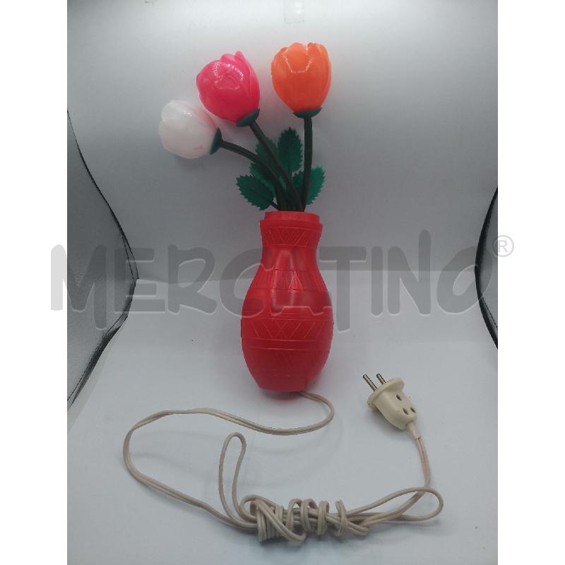 LAMPADA VINTAGE VASO FIORI TULIPANI VINTAGE 1 FIORE DA RISALDARE | Mercatino dell'Usato Catanzaro 1