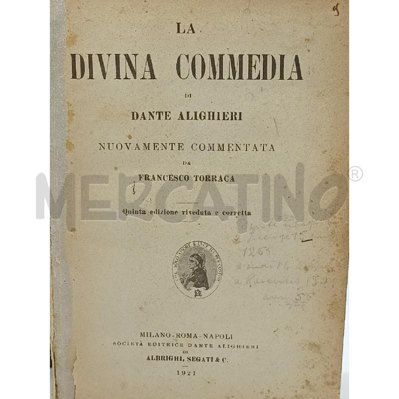 LA DIVINA COMMEDIA 1921 | Mercatino dell'Usato Catanzaro 2
