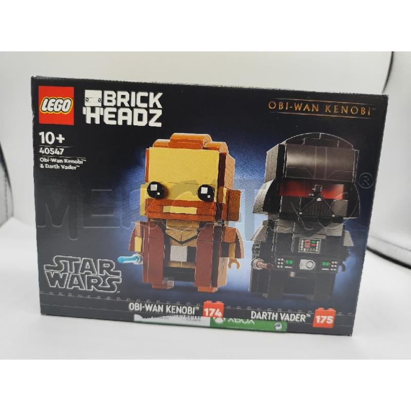 LEGO 40547 OBI-WAN KENOBI E DARTH VADER BRICKHEADSZ | Mercatino dell'Usato Catanzaro 1