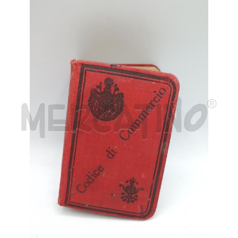LIBRO CODICE DI COMMERCIO 1902 | Mercatino dell'Usato Catanzaro 1