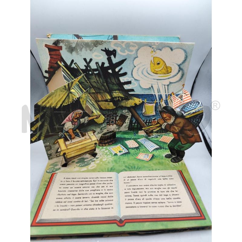 LIBRO POP UP IL PESCATORE E SUA MOGLIE 1968 ARTIA PRAGA KUBASTA | Mercatino dell'Usato Catanzaro 2