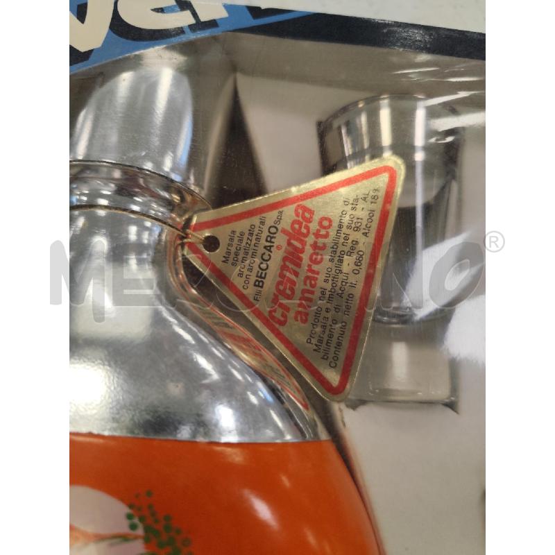 LIQUORE BECCARO + BICCHIERI CREMIDEA AMARETTO | Mercatino dell'Usato Catanzaro 2