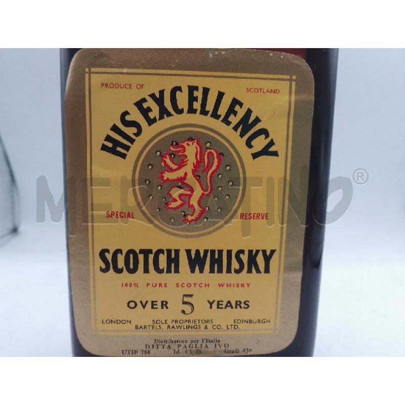 LIQUORE SCOTCH WHISKY HIS EXCELLENCY | Mercatino dell'Usato Catanzaro 4