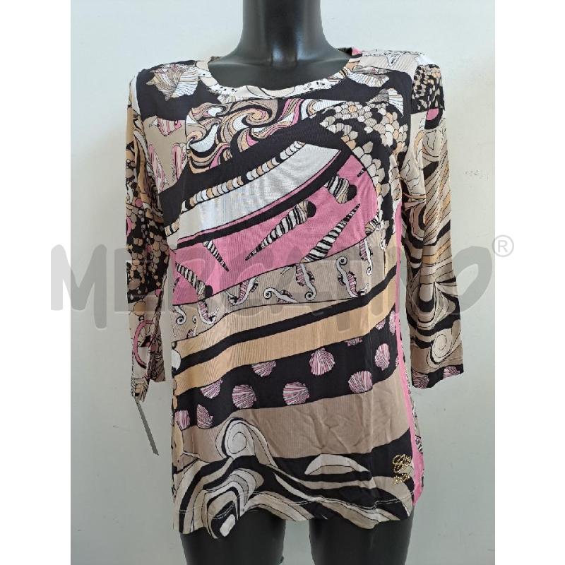 MAGLIA DONNA CLIPS ROSA BEIGE CAVALLUCCIO MARINO | Mercatino dell'Usato Catanzaro 1