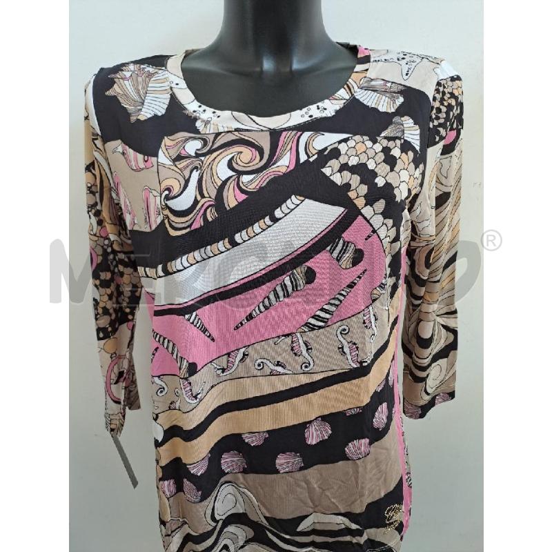 MAGLIA DONNA CLIPS ROSA BEIGE CAVALLUCCIO MARINO | Mercatino dell'Usato Catanzaro 2