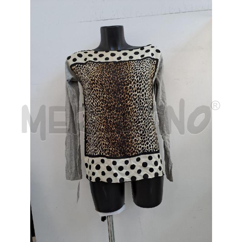 MAGLIA DONNA D&G MACULATO MANICHE GRIGIE  | Mercatino dell'Usato Catanzaro 1